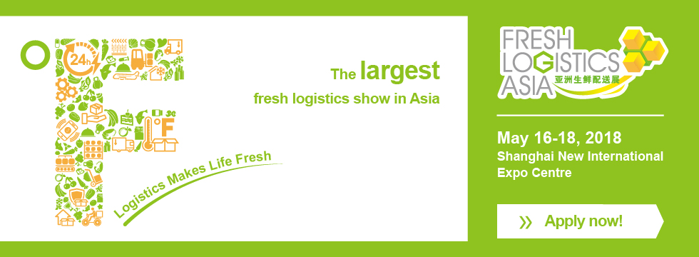 Apply for fresh logistics Asia 2018 booking stands